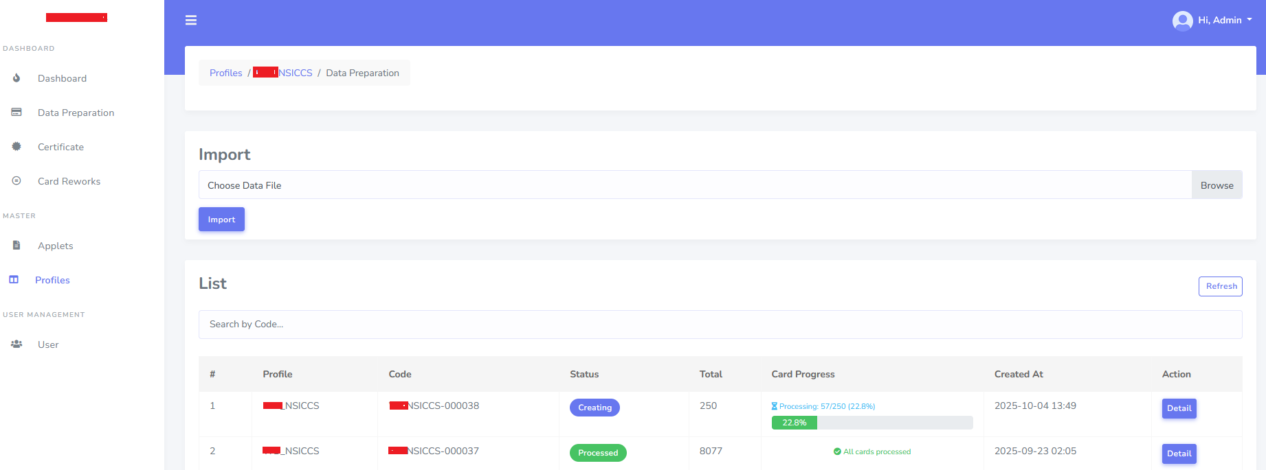 Card Personalization